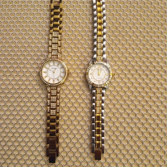 Armitron Crystal Watch Bundle 2 Pcs - Picture 1 of 8